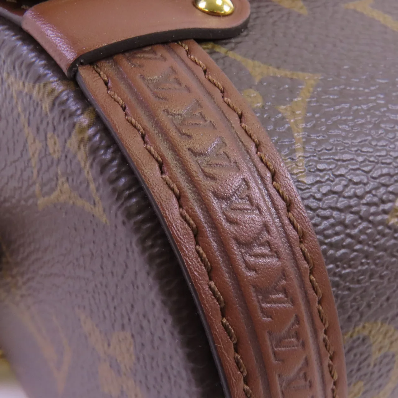 LOUIS VUITTON Papillon M57835 兩用包 塗層帆布 棕色 / Brown 塗層帆布 中古品A - 縮圖 10