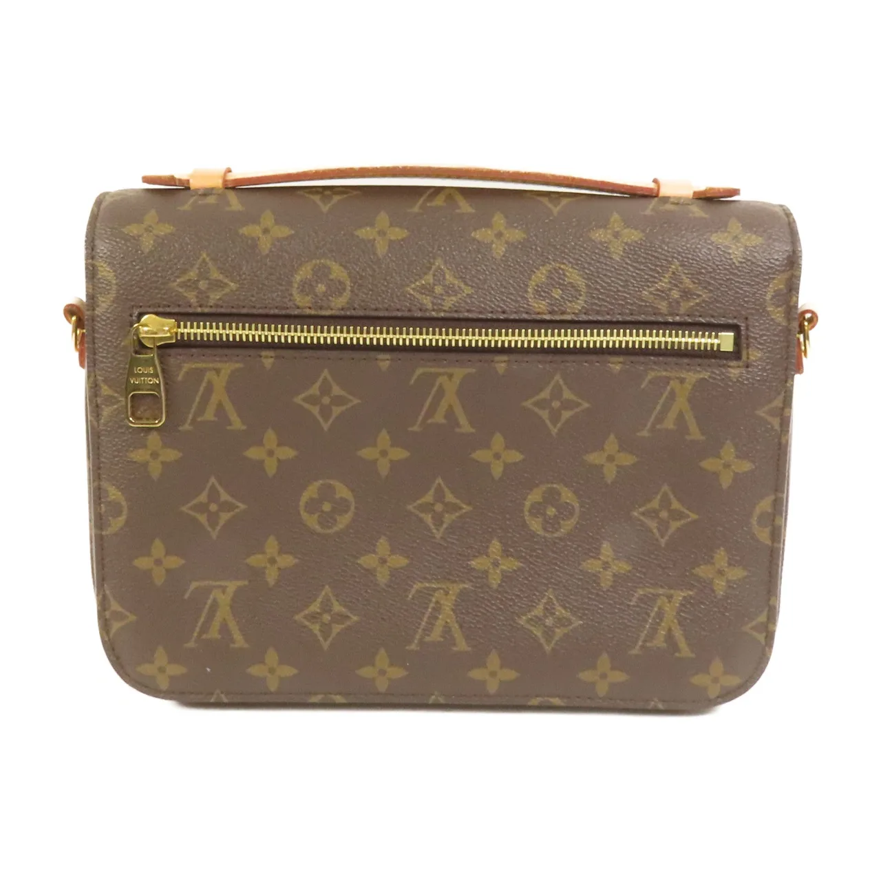 LOUIS VUITTON Pochette Metis M44875 兩用包 塗層帆布 棕色 / Brown 塗層帆布 中古品B - 縮圖 2