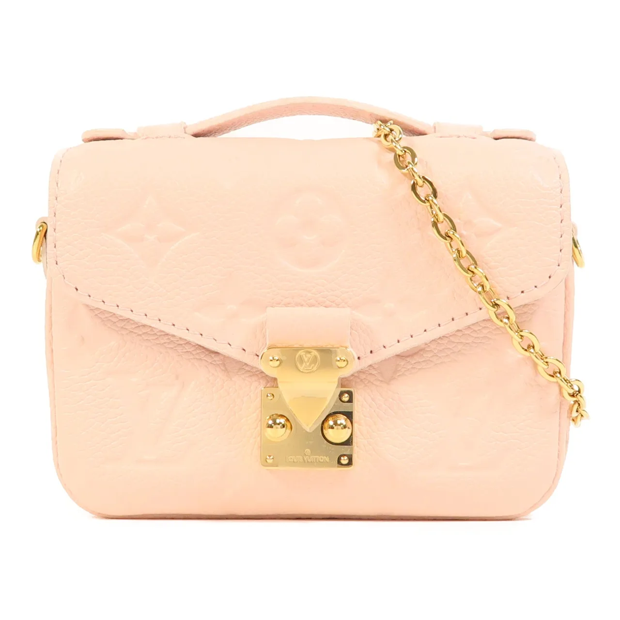 LOUIS VUITTON M81389 2-Way Bag Leather 粉色 / Pink