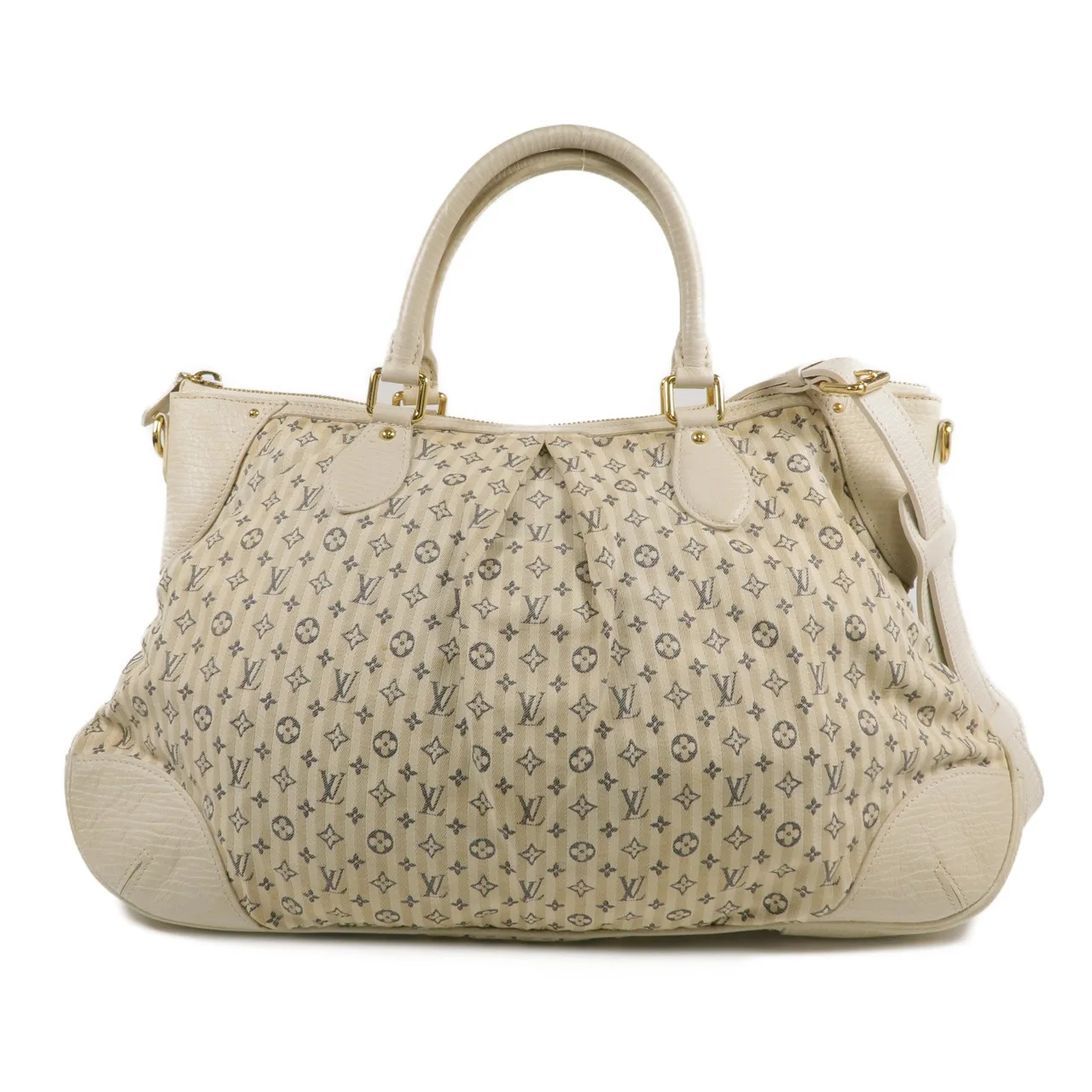 LOUIS VUITTON M95492 2-Way Bag Leather 白色 / White