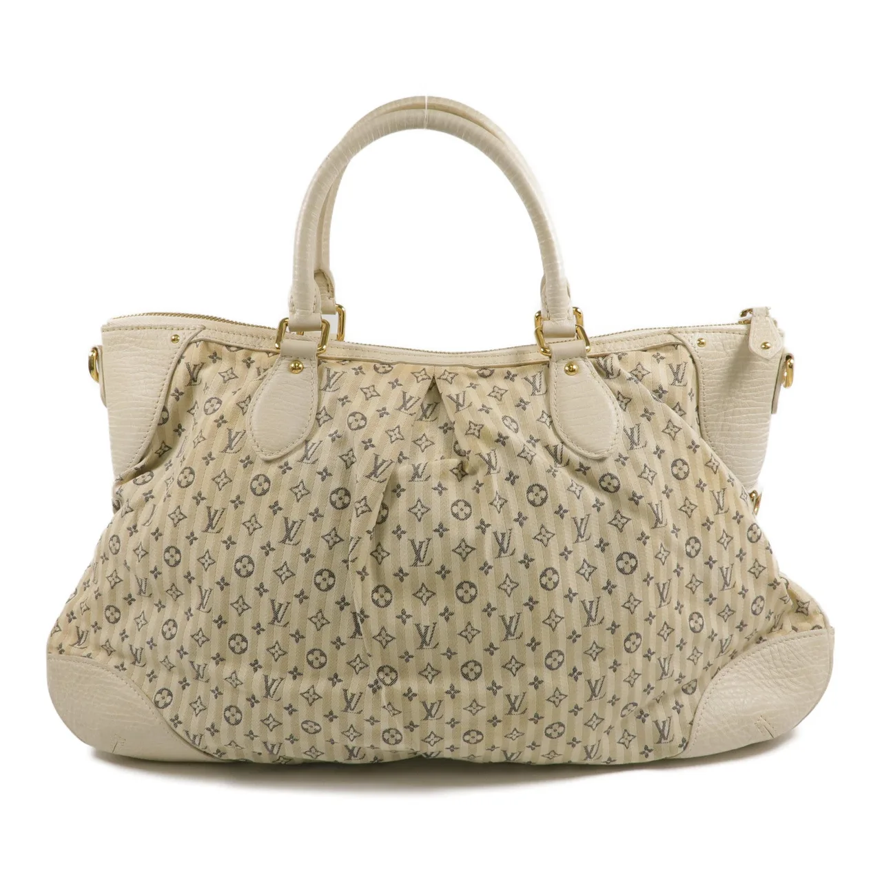 LOUIS VUITTON M95492 兩用包 皮革 白色 / White 皮革 中古品B - 縮圖 3