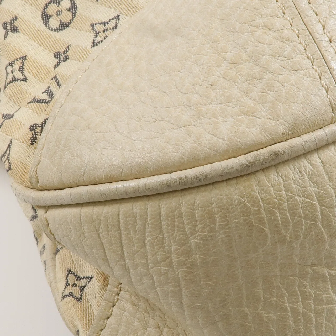 LOUIS VUITTON M95492 兩用包 皮革 白色 / White 皮革 中古品B - 縮圖 12