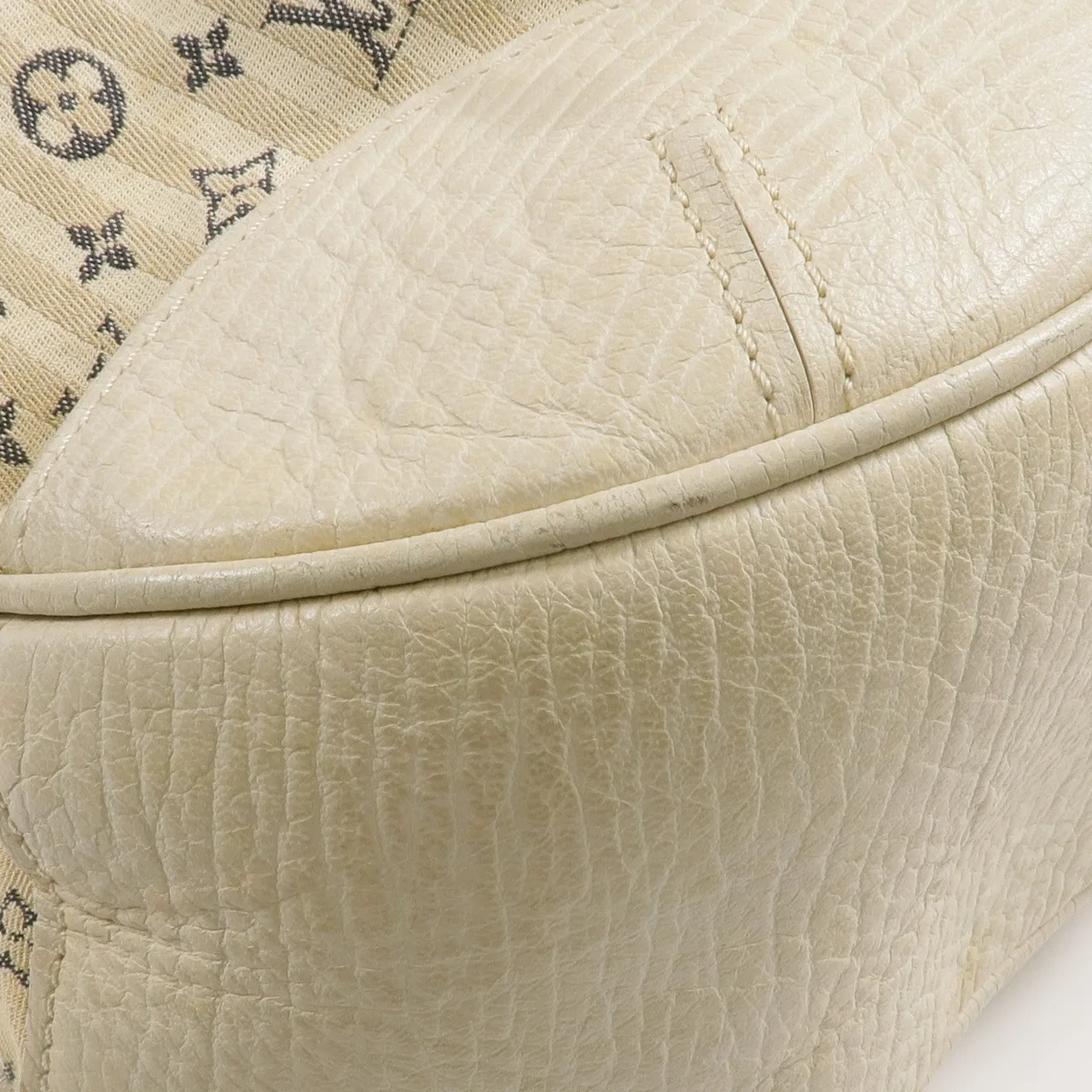 LOUIS VUITTON M95492 兩用包 皮革 白色 / White 皮革 中古品B - 縮圖 14