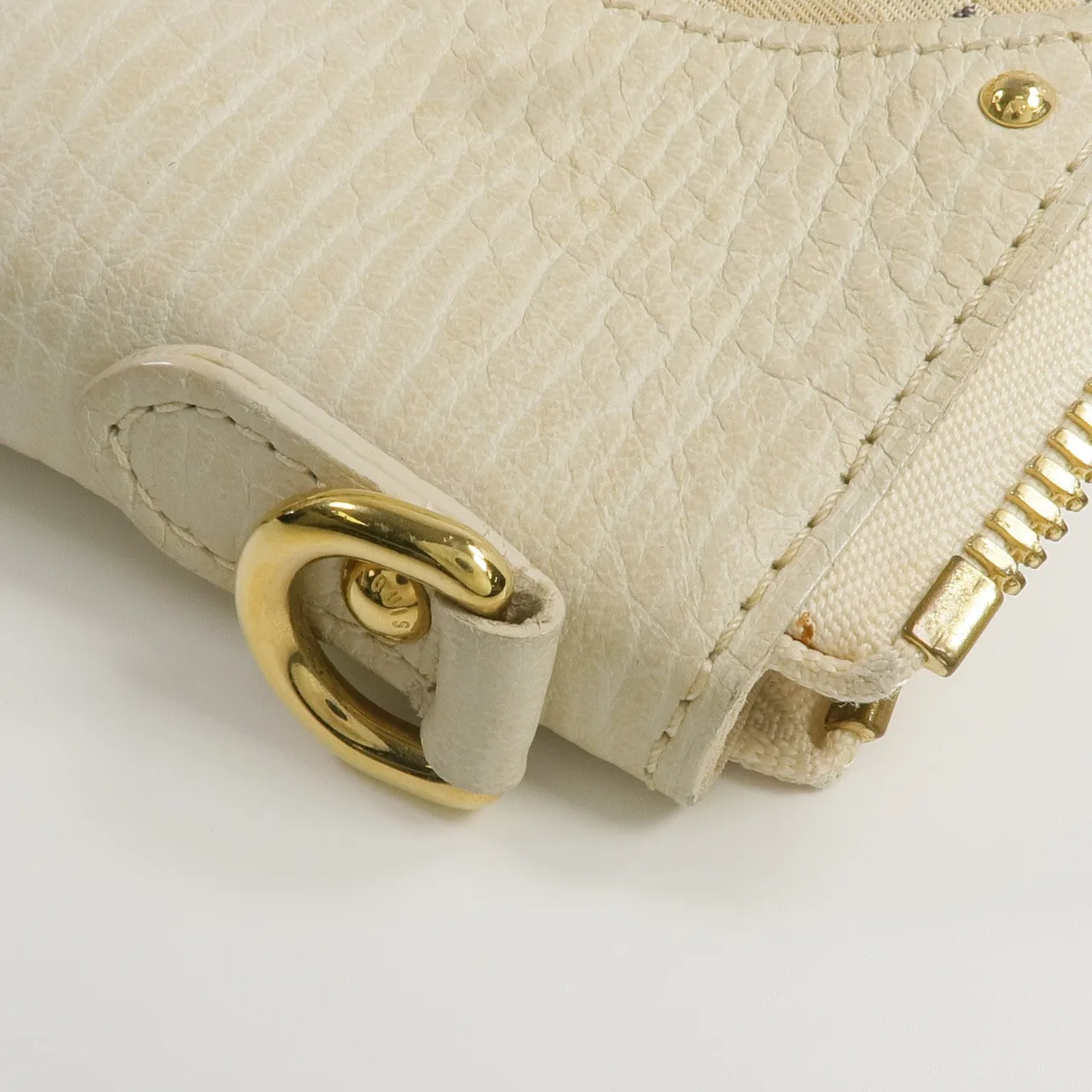 LOUIS VUITTON M95492 兩用包 皮革 白色 / White 皮革 中古品B - 縮圖 19