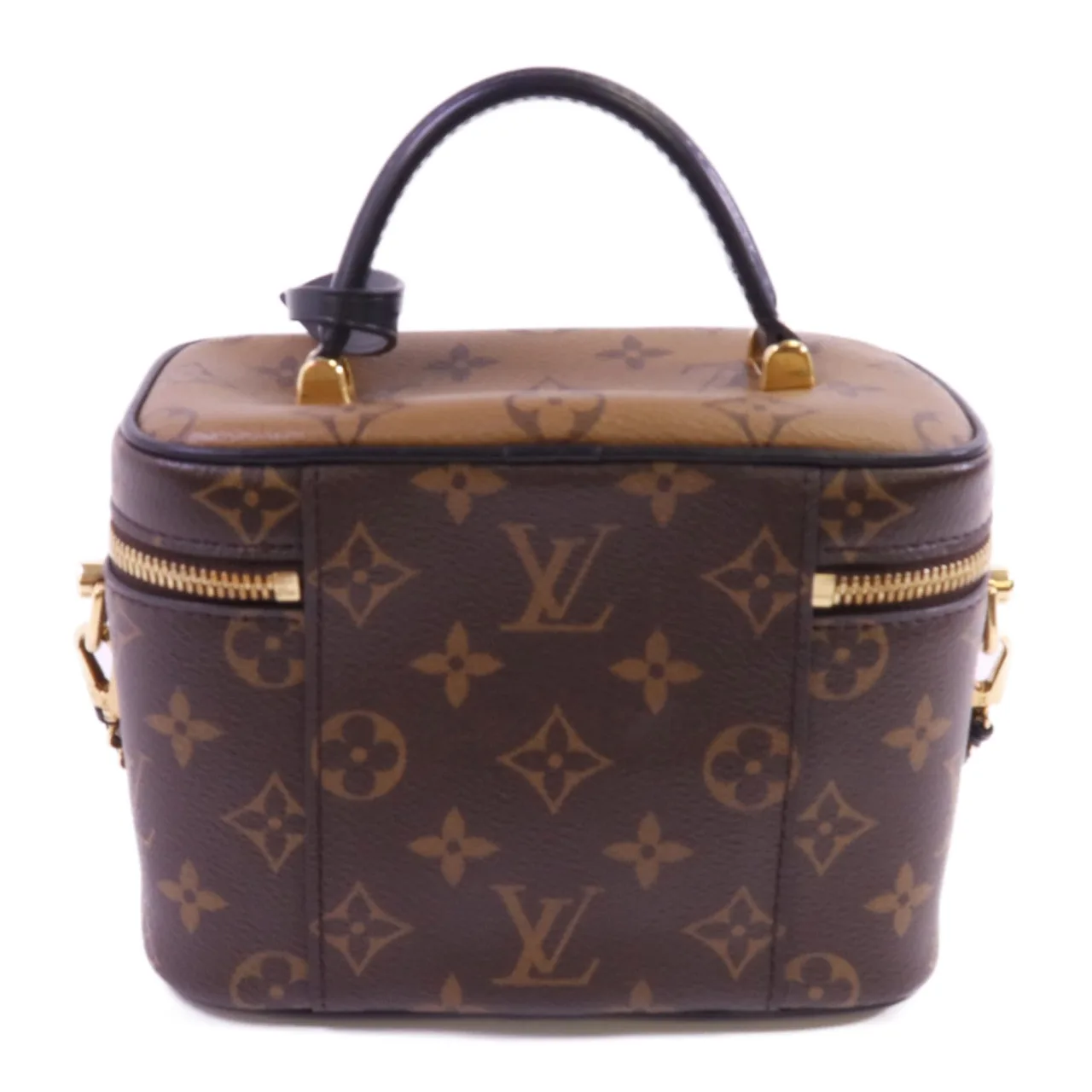 LOUIS VUITTON Vanity M45165 2-Way Bag Coated Canvas 棕色 Coated Canvas Rank B - Thumbnail 2