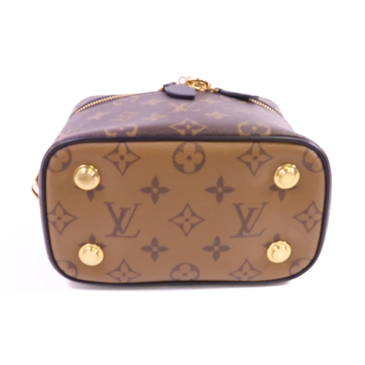 LOUIS VUITTON Vanity M45165 2-Way Bag Coated Canvas 棕色 Coated Canvas Rank B - Thumbnail 4