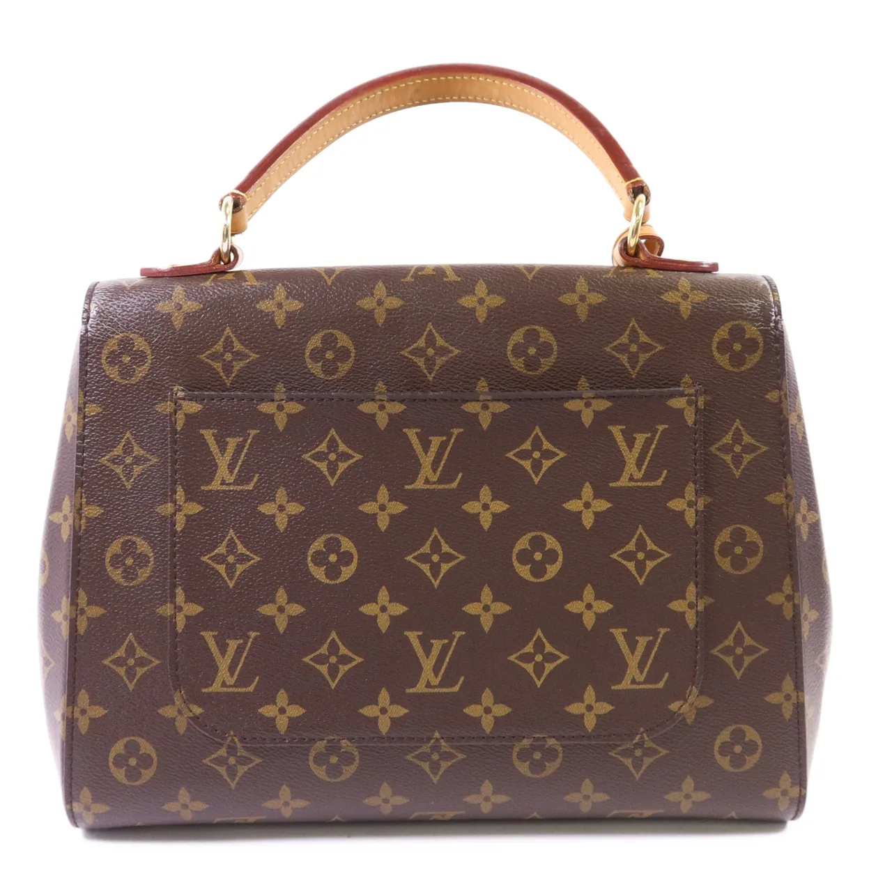 LOUIS VUITTON Cluny M42735 兩用包 塗層帆布 棕色 / 藍色 塗層帆布 中古品A - 縮圖 2