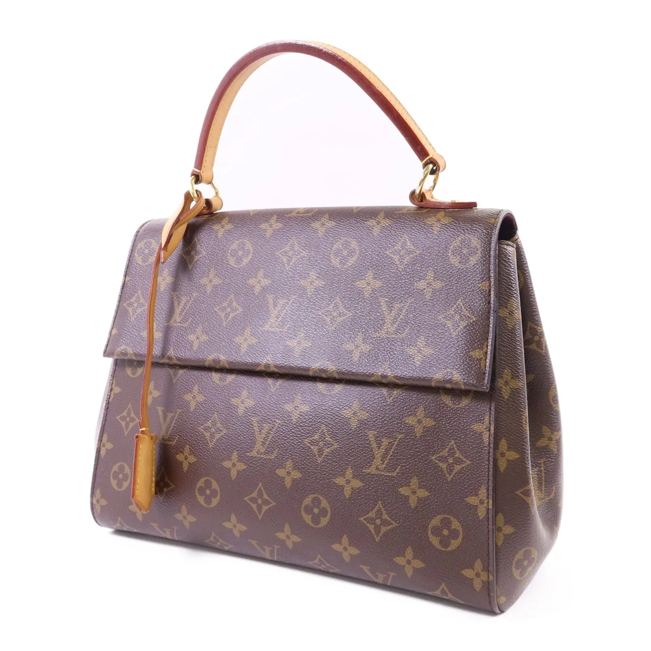 LOUIS VUITTON Cluny M42735 兩用包 塗層帆布 棕色 / 藍色 塗層帆布 中古品A - 縮圖 3