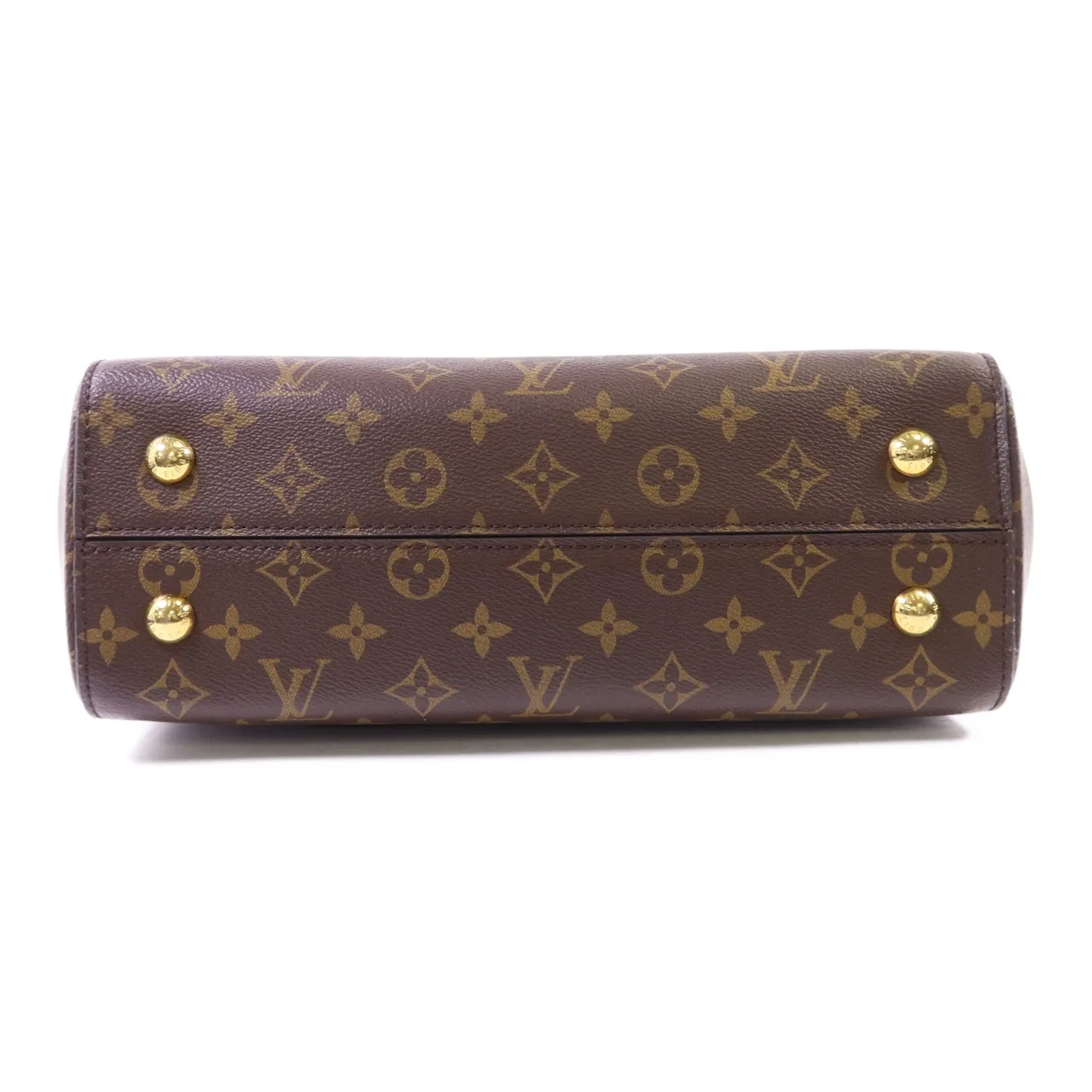 LOUIS VUITTON Cluny M42735 兩用包 塗層帆布 棕色 / 藍色 塗層帆布 中古品A - 縮圖 4