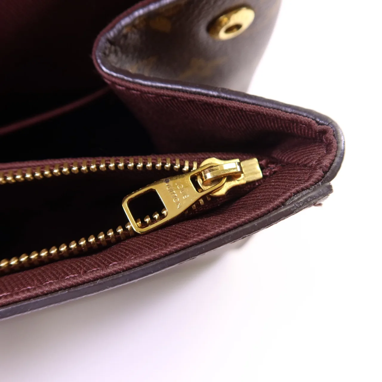 LOUIS VUITTON Cluny M42735 兩用包 塗層帆布 棕色 / 藍色 塗層帆布 中古品A - 縮圖 9