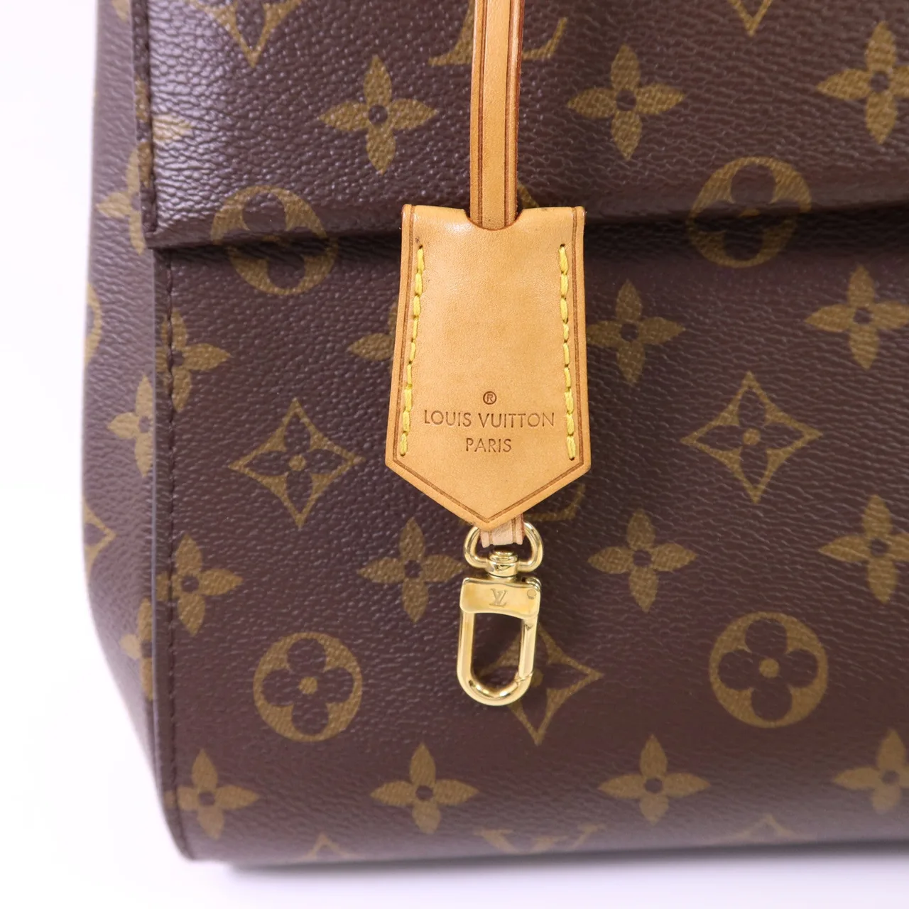 LOUIS VUITTON Cluny M42735 兩用包 塗層帆布 棕色 / 藍色 塗層帆布 中古品A - 縮圖 19