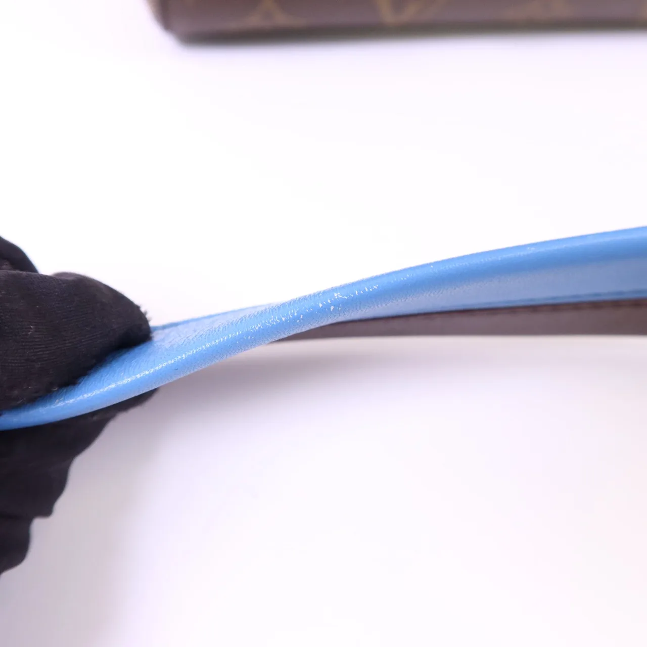 LOUIS VUITTON Cluny M42735 兩用包 塗層帆布 棕色 / 藍色 塗層帆布 中古品A - 縮圖 22