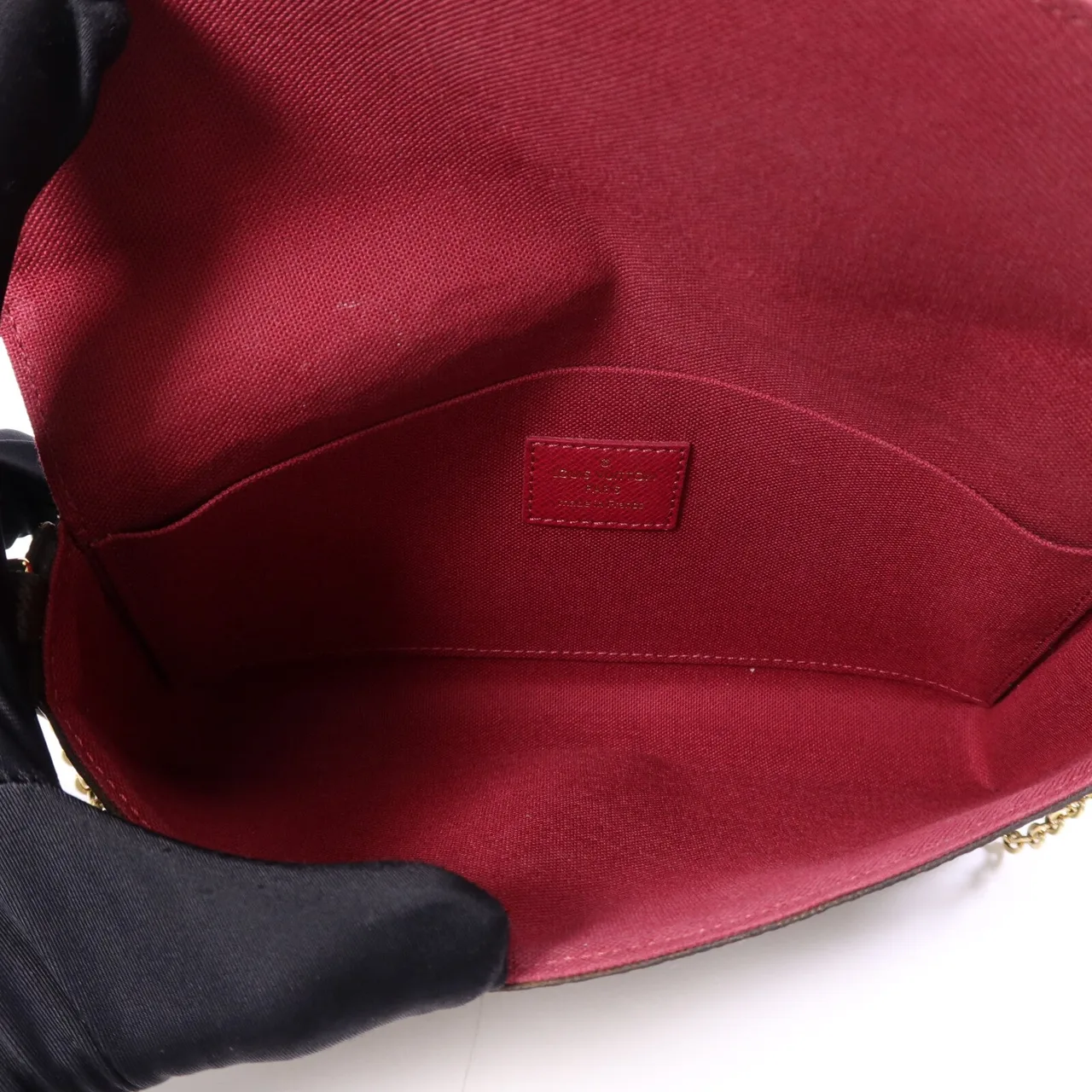 LOUIS VUITTON Felicie M61276 肩背包 塗層帆布 棕色 / Brown 塗層帆布 中古品A - 縮圖 5