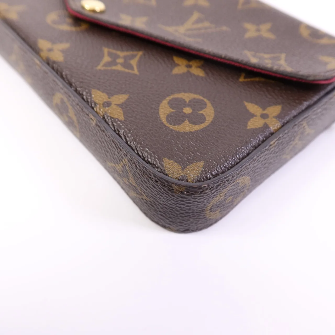 LOUIS VUITTON Felicie M61276 肩背包 塗層帆布 棕色 / Brown 塗層帆布 中古品A - 縮圖 10
