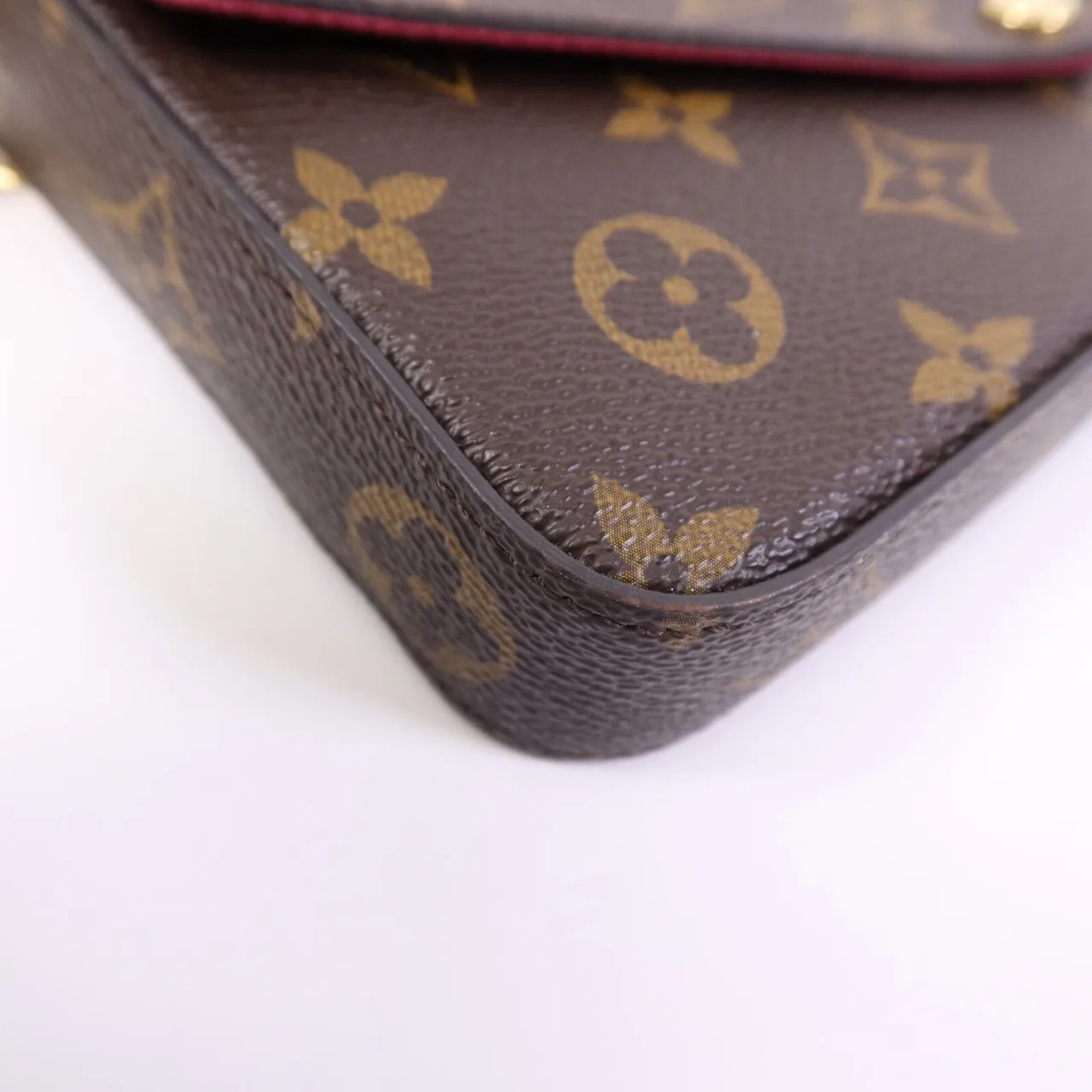 LOUIS VUITTON Felicie M61276 肩背包 塗層帆布 棕色 / Brown 塗層帆布 中古品A - 縮圖 11
