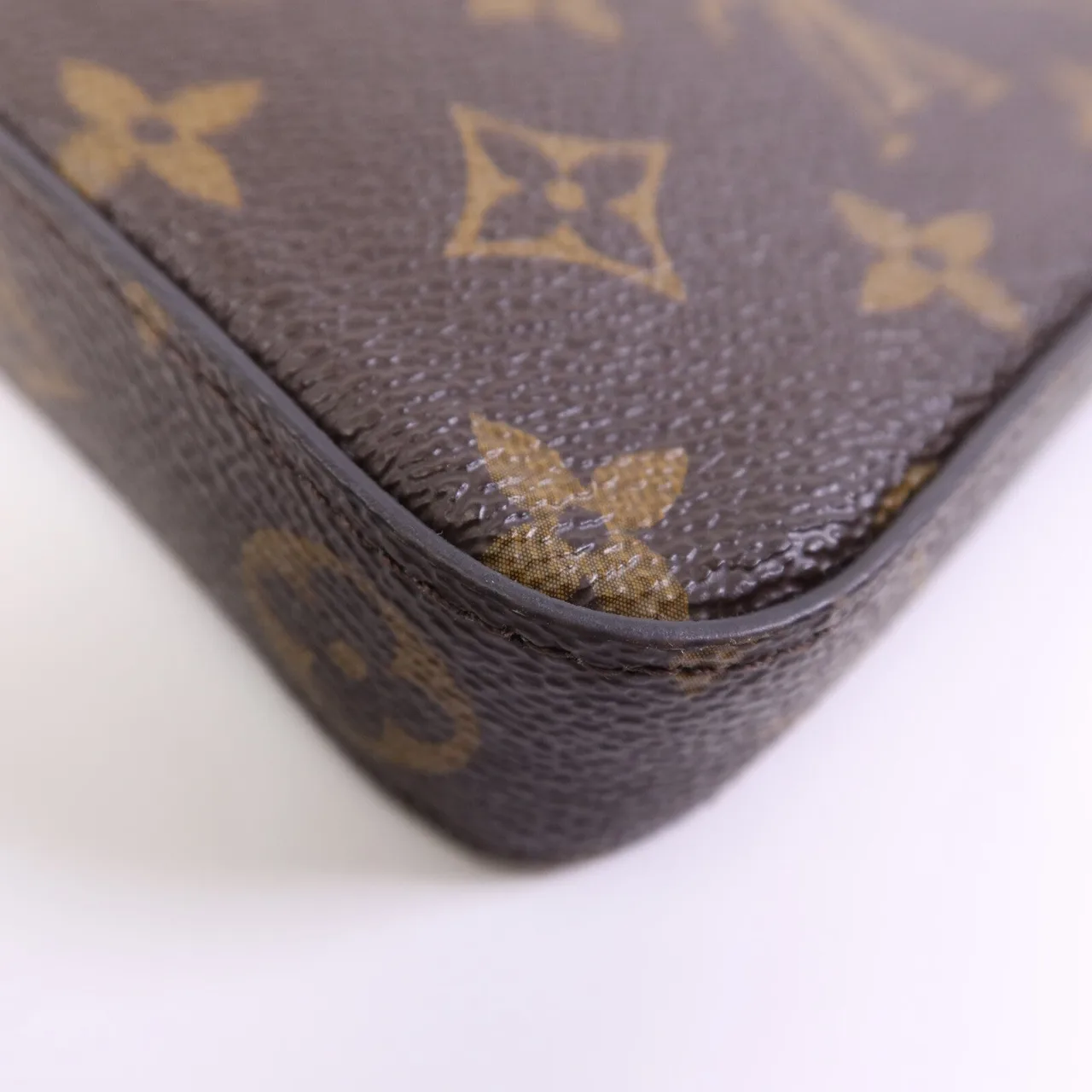 LOUIS VUITTON Felicie M61276 肩背包 塗層帆布 棕色 / Brown 塗層帆布 中古品A - 縮圖 13