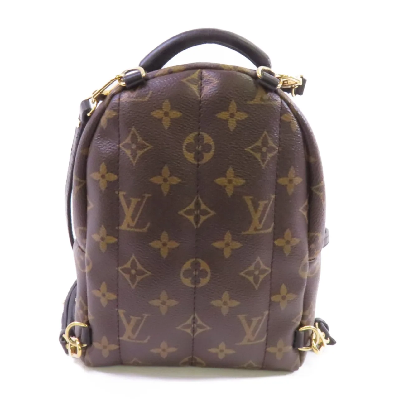 LOUIS VUITTON Palm Springs M41560 背包 塗層帆布 棕色 / 黑色 塗層帆布 中古品B - 縮圖 2
