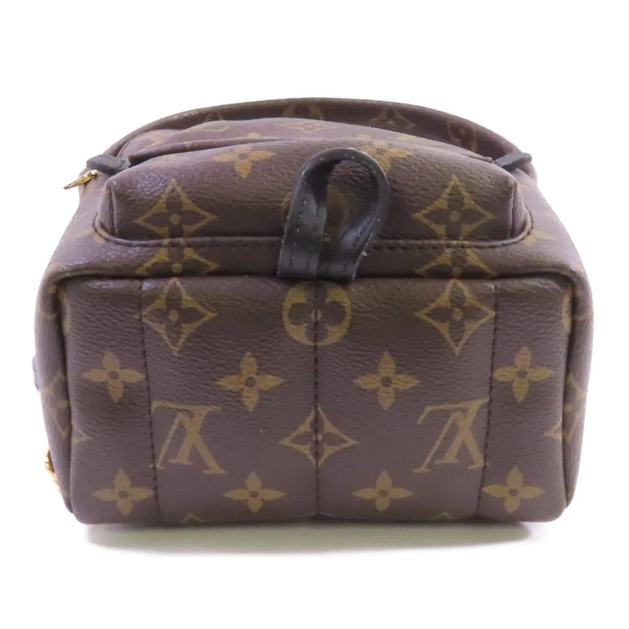 LOUIS VUITTON Palm Springs M41560 背包 塗層帆布 棕色 / 黑色 塗層帆布 中古品B - 縮圖 4