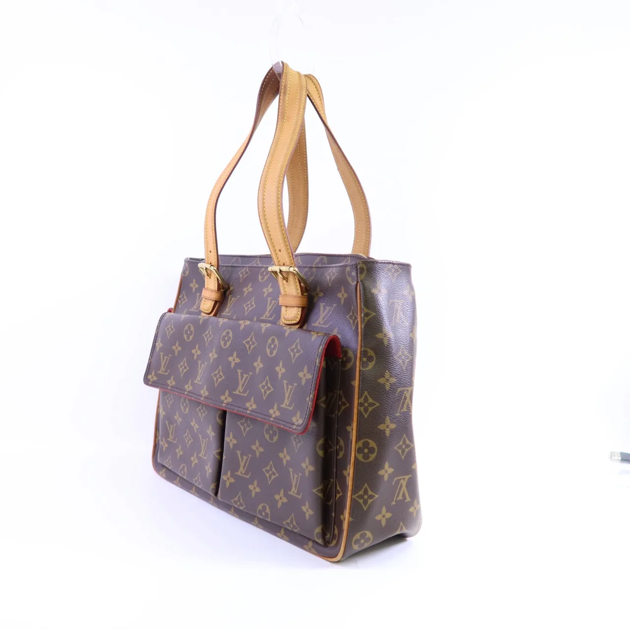 LOUIS VUITTON M51162 手提包 塗層帆布 棕色 塗層帆布 中古品B - 縮圖 3
