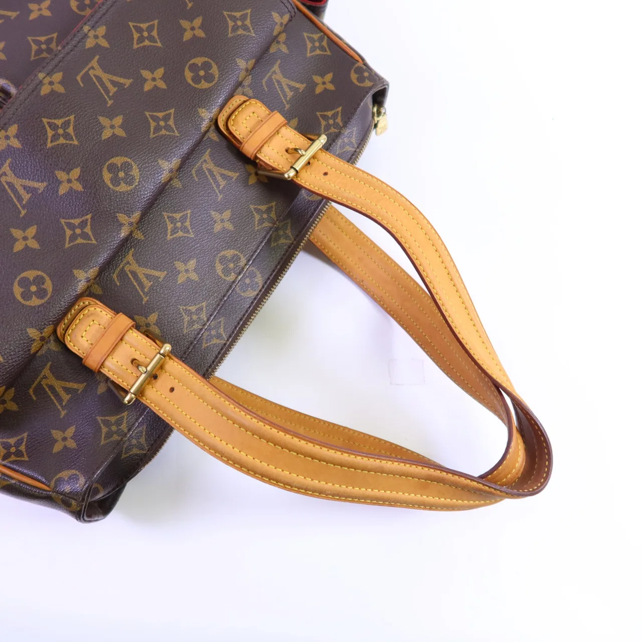 LOUIS VUITTON M51162 手提包 塗層帆布 棕色 塗層帆布 中古品B - 縮圖 5