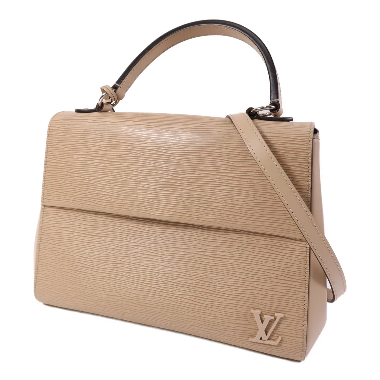 LOUIS VUITTON Cluny M41300 兩用包 牛皮 米色 / Beige 牛皮 中古品A - 縮圖 3