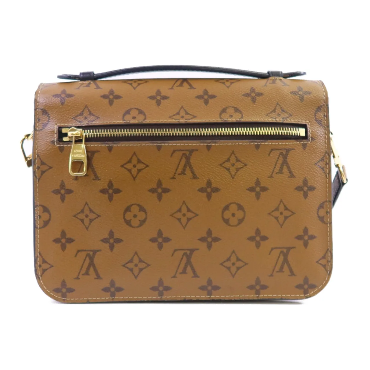 LOUIS VUITTON Pochette Metis M41465 2-Way Bag Coated Canvas 棕色 Coated Canvas Rank A - Thumbnail 2