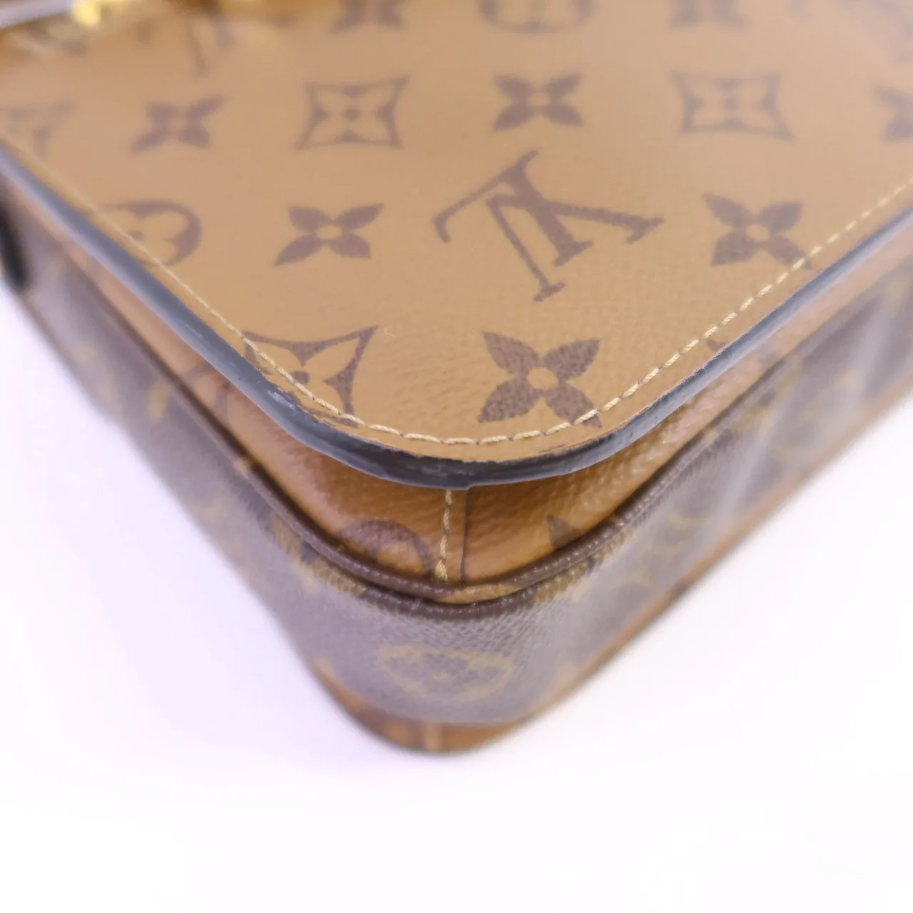 LOUIS VUITTON Pochette Metis M41465 2-Way Bag Coated Canvas 棕色 Coated Canvas Rank A - Thumbnail 9