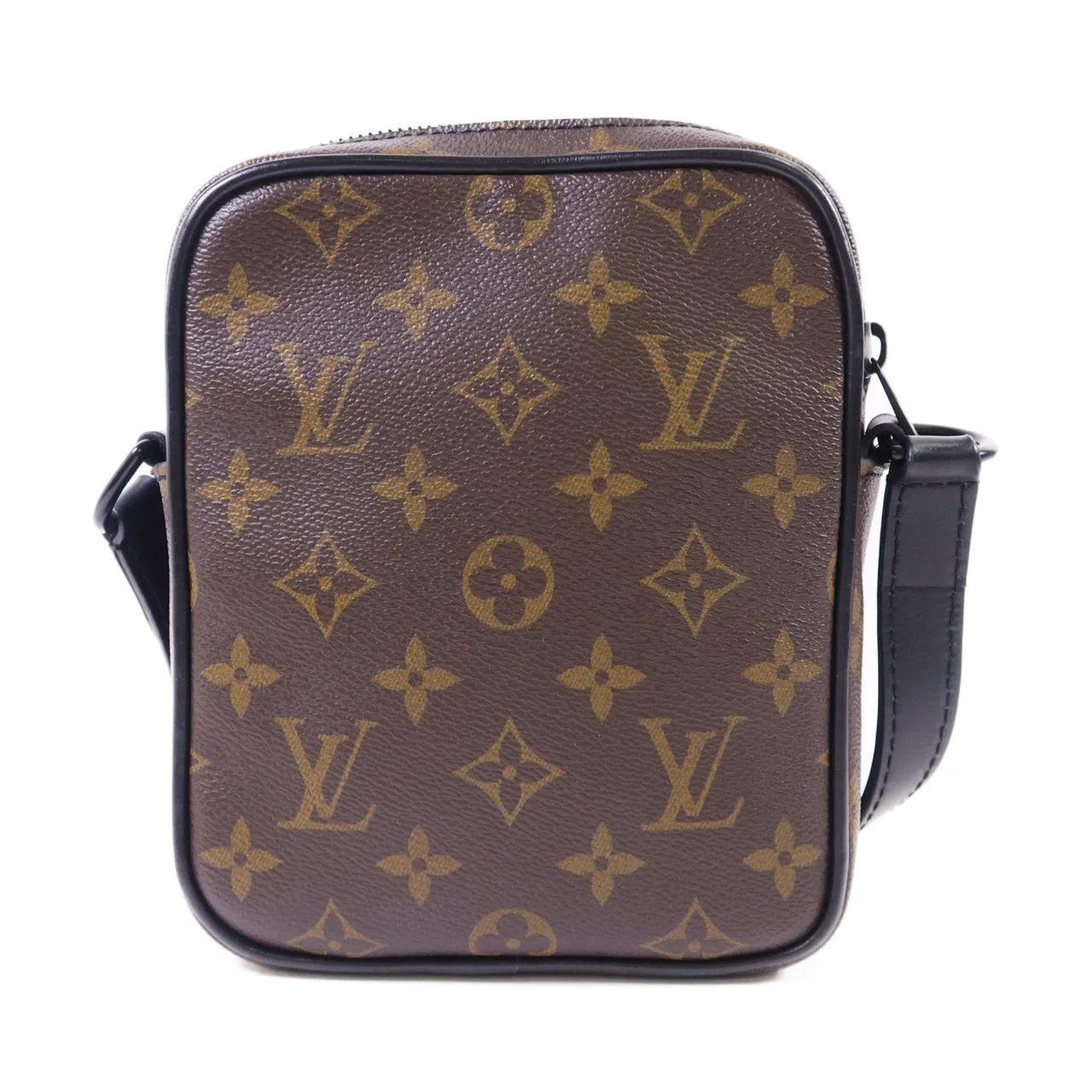 LOUIS VUITTON Christopher M69404 肩背包 塗層帆布 棕色 / 黑色 塗層帆布 中古品A - 縮圖 2