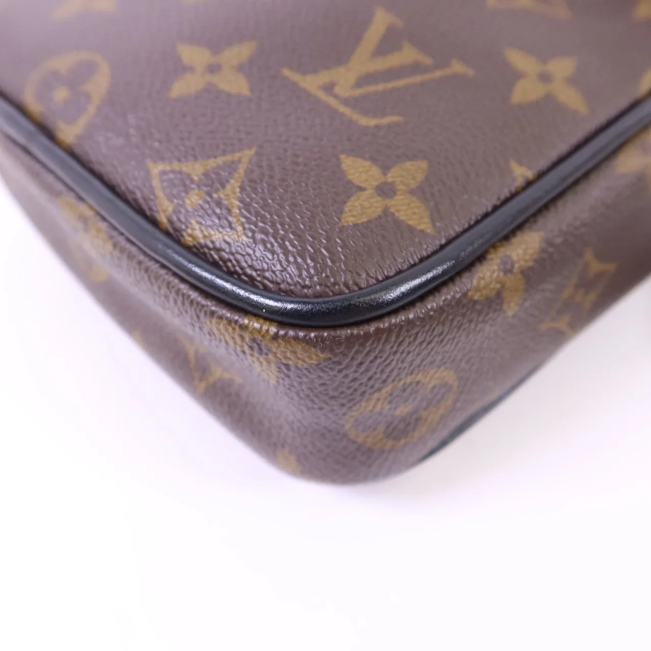 LOUIS VUITTON Christopher M69404 肩背包 塗層帆布 棕色 / 黑色 塗層帆布 中古品A - 縮圖 13