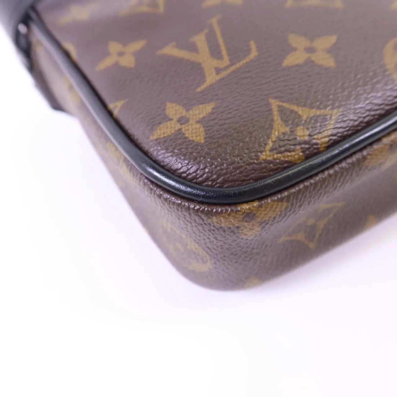 LOUIS VUITTON Christopher M69404 肩背包 塗層帆布 棕色 / 黑色 塗層帆布 中古品A - 縮圖 14