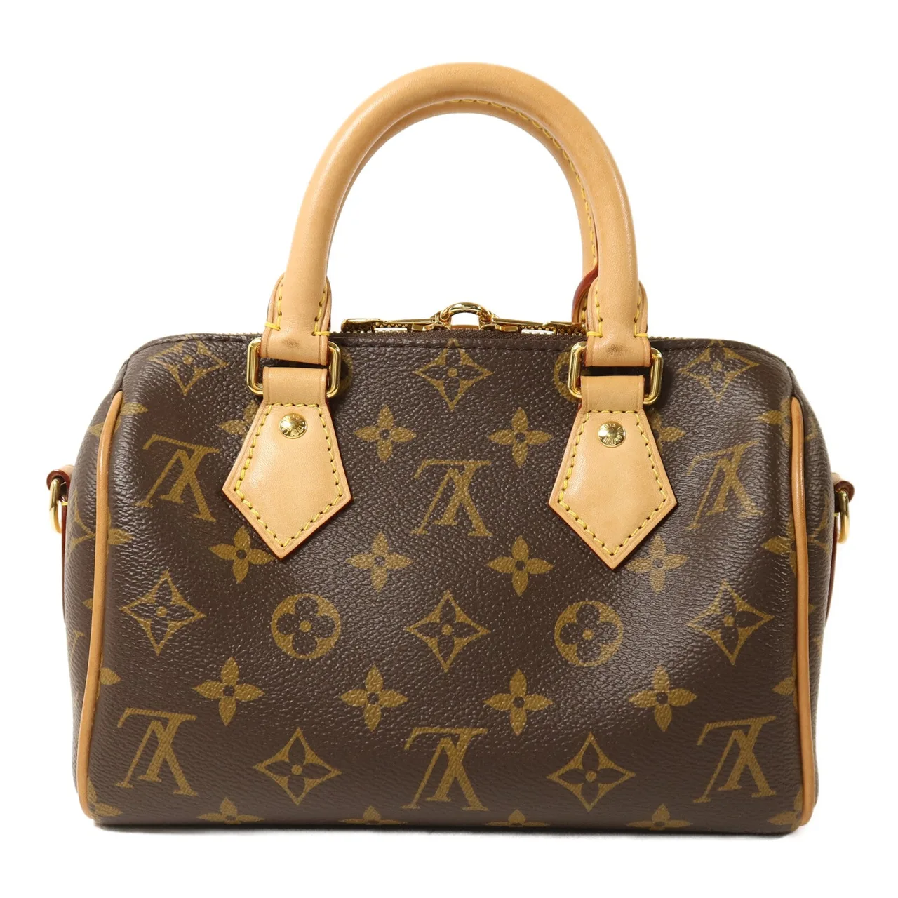 LOUIS VUITTON Speedy M46594 2-Way Bag Coated Canvas 棕色 Coated Canvas Rank A - Thumbnail 2