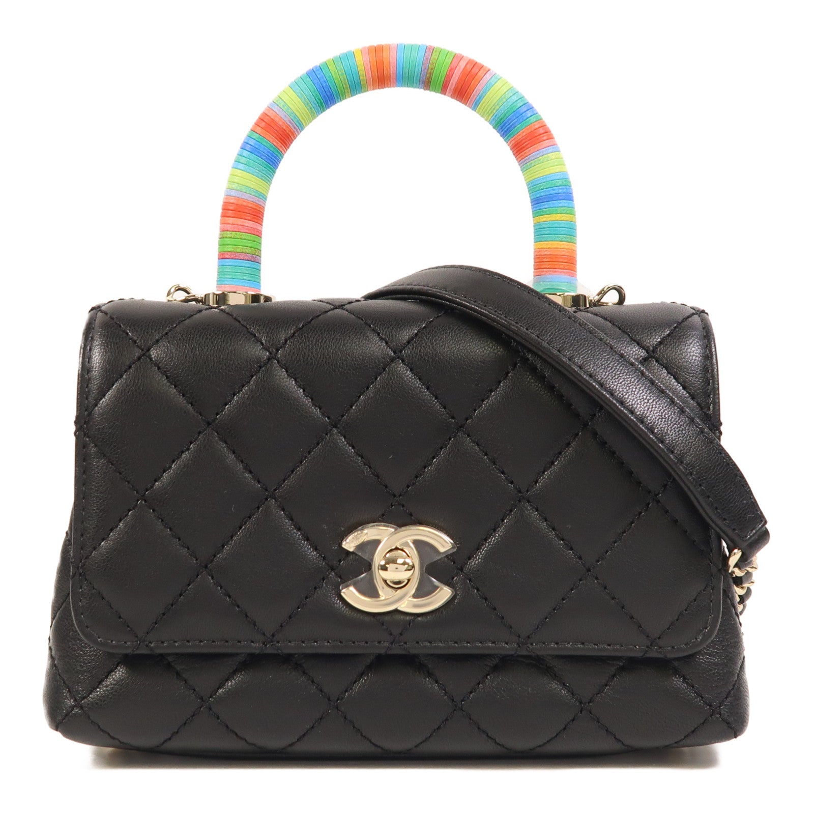 LOUIS VUITTON AS2215 2-Way Bag Lambskin