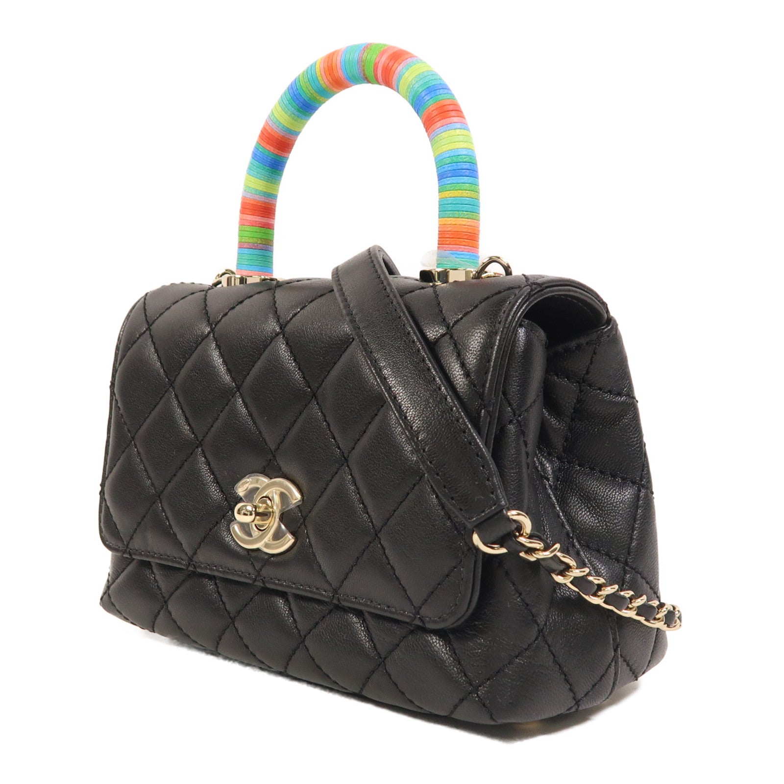 LOUIS VUITTON AS2215 2-Way Bag Lambskin 3