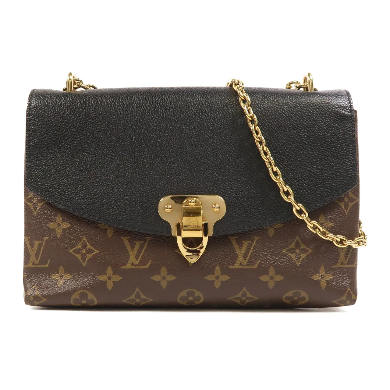 LOUIS VUITTON Saint Placide M43714 肩背包 塗層帆布 棕色 / Brown