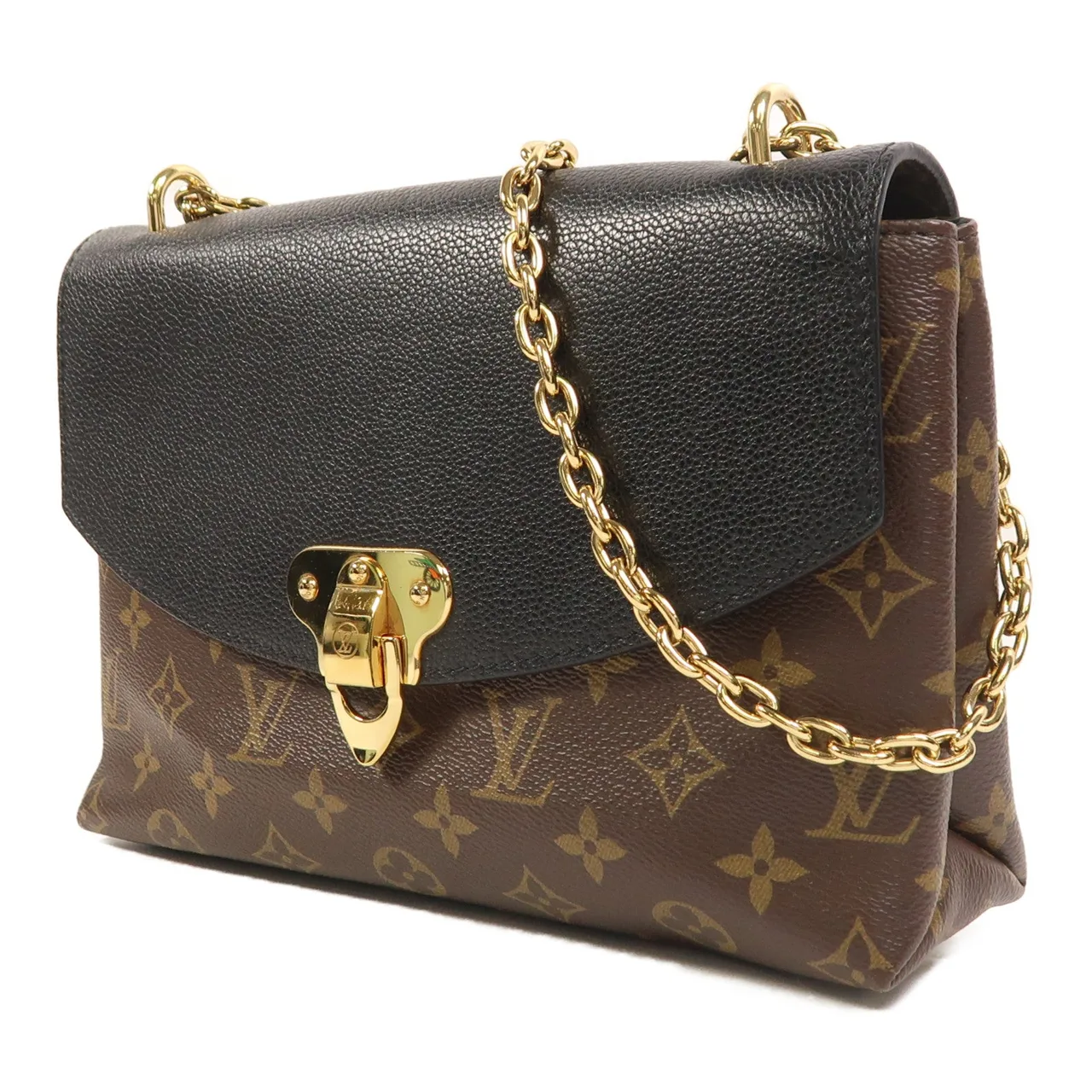 LOUIS VUITTON Saint Placide M43714 Shoulder Bag Coated Canvas 棕色 / Brown Coated Canvas Rank A - Thumbnail 3