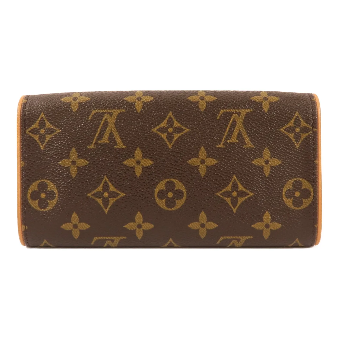 LOUIS VUITTON Pochette Twin M51854 Shoulder Bag Coated Canvas 棕色 Coated Canvas Rank B - Thumbnail 2