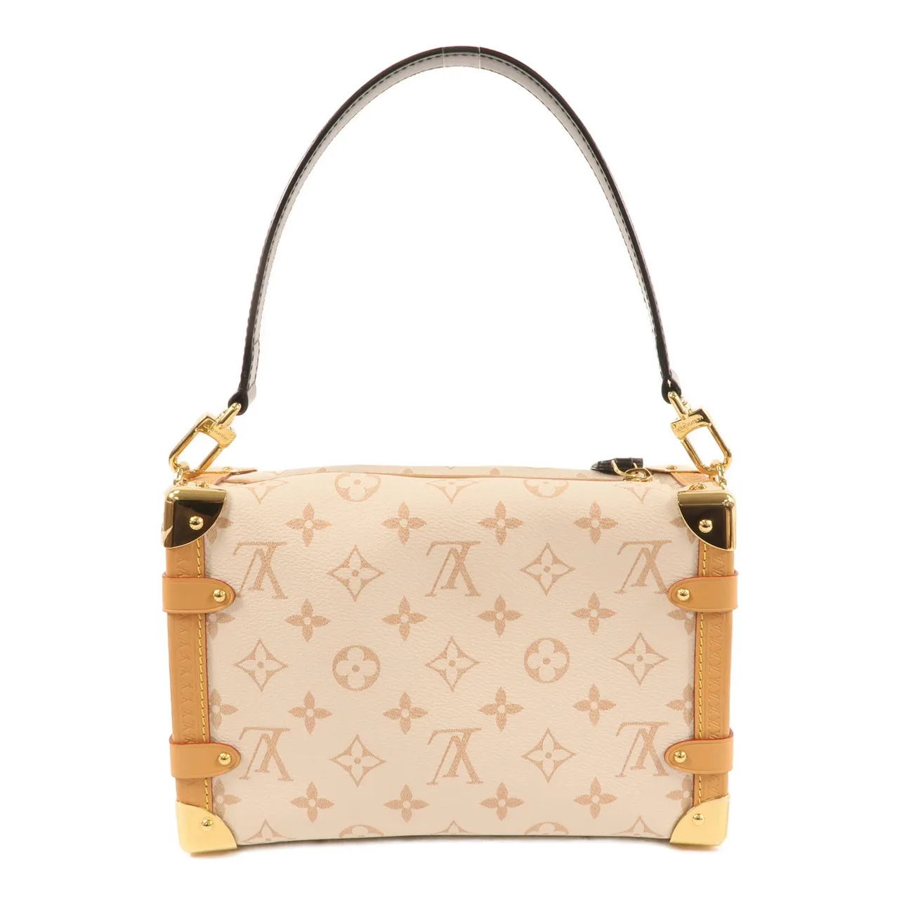 LOUIS VUITTON Side Trunk M46907 2-Way Bag Coated Canvas 米色 Coated Canvas Rank A - Thumbnail 2