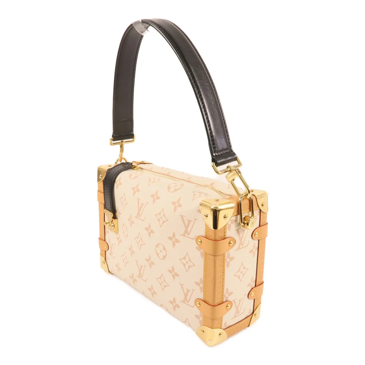 LOUIS VUITTON Side Trunk M46907 2-Way Bag Coated Canvas 米色 Coated Canvas Rank A - Thumbnail 3