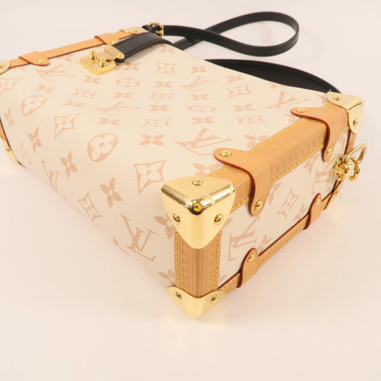LOUIS VUITTON Side Trunk M46907 2-Way Bag Coated Canvas 米色 Coated Canvas Rank A - Thumbnail 7
