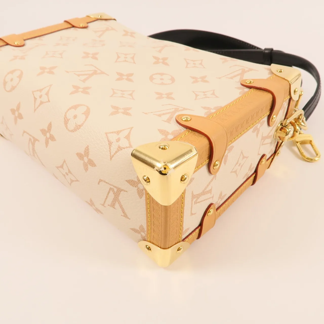 LOUIS VUITTON Side Trunk M46907 2-Way Bag Coated Canvas 米色 Coated Canvas Rank A - Thumbnail 9