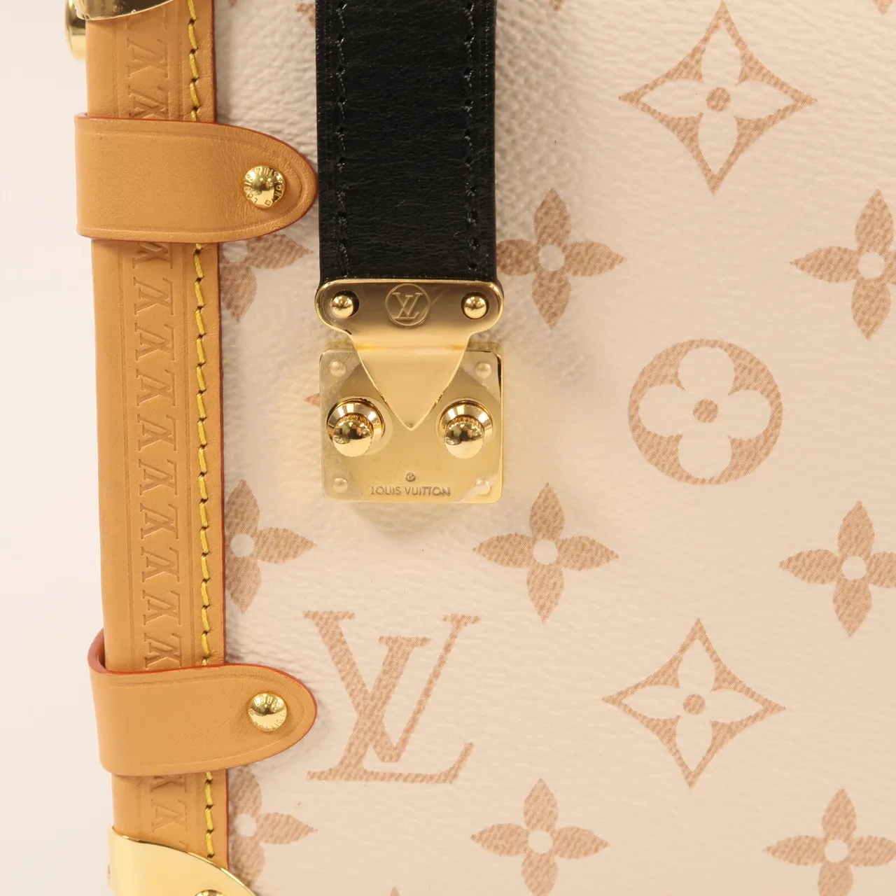 LOUIS VUITTON Side Trunk M46907 2-Way Bag Coated Canvas 米色 Coated Canvas Rank A - Thumbnail 12