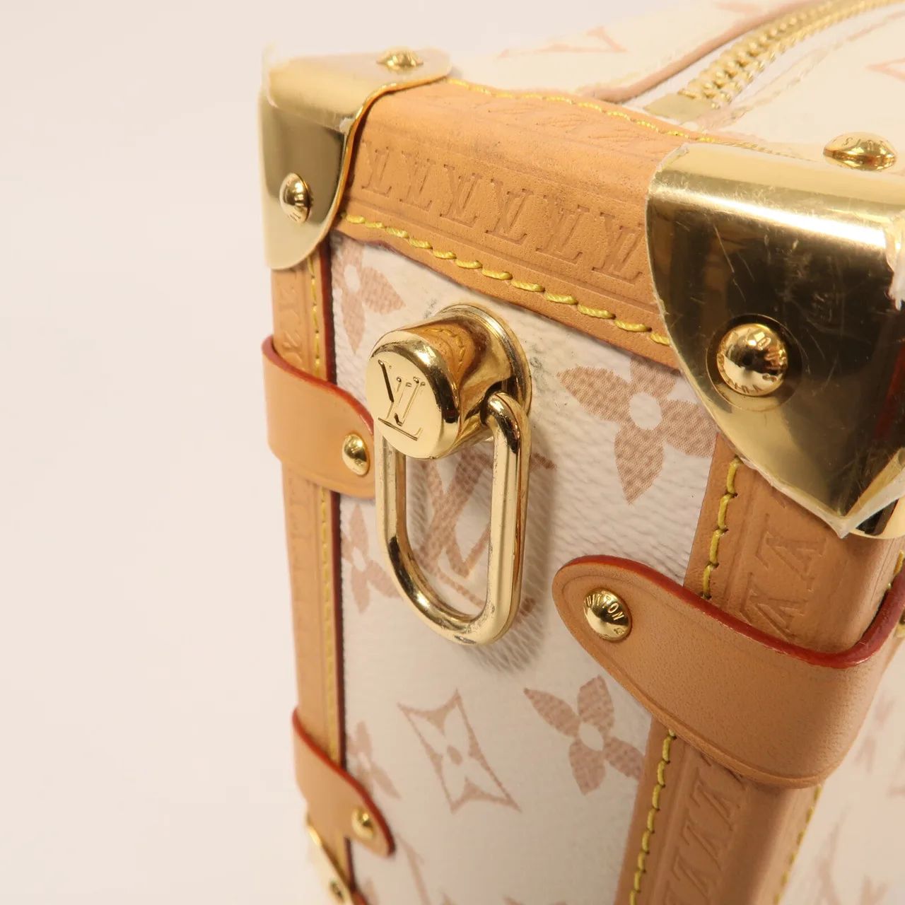 LOUIS VUITTON Side Trunk M46907 2-Way Bag Coated Canvas 米色 Coated Canvas Rank A - Thumbnail 15