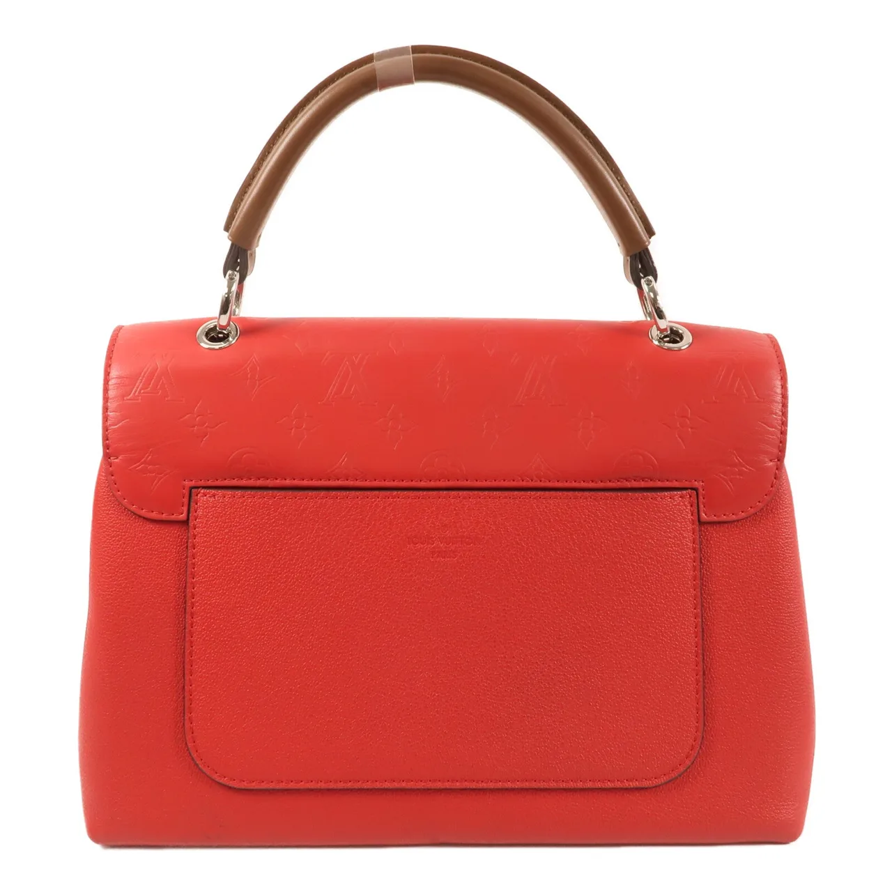 LOUIS VUITTON M42905 2-Way Bag Calfskin 紅色 / RED Calfskin Rank A - Thumbnail 2