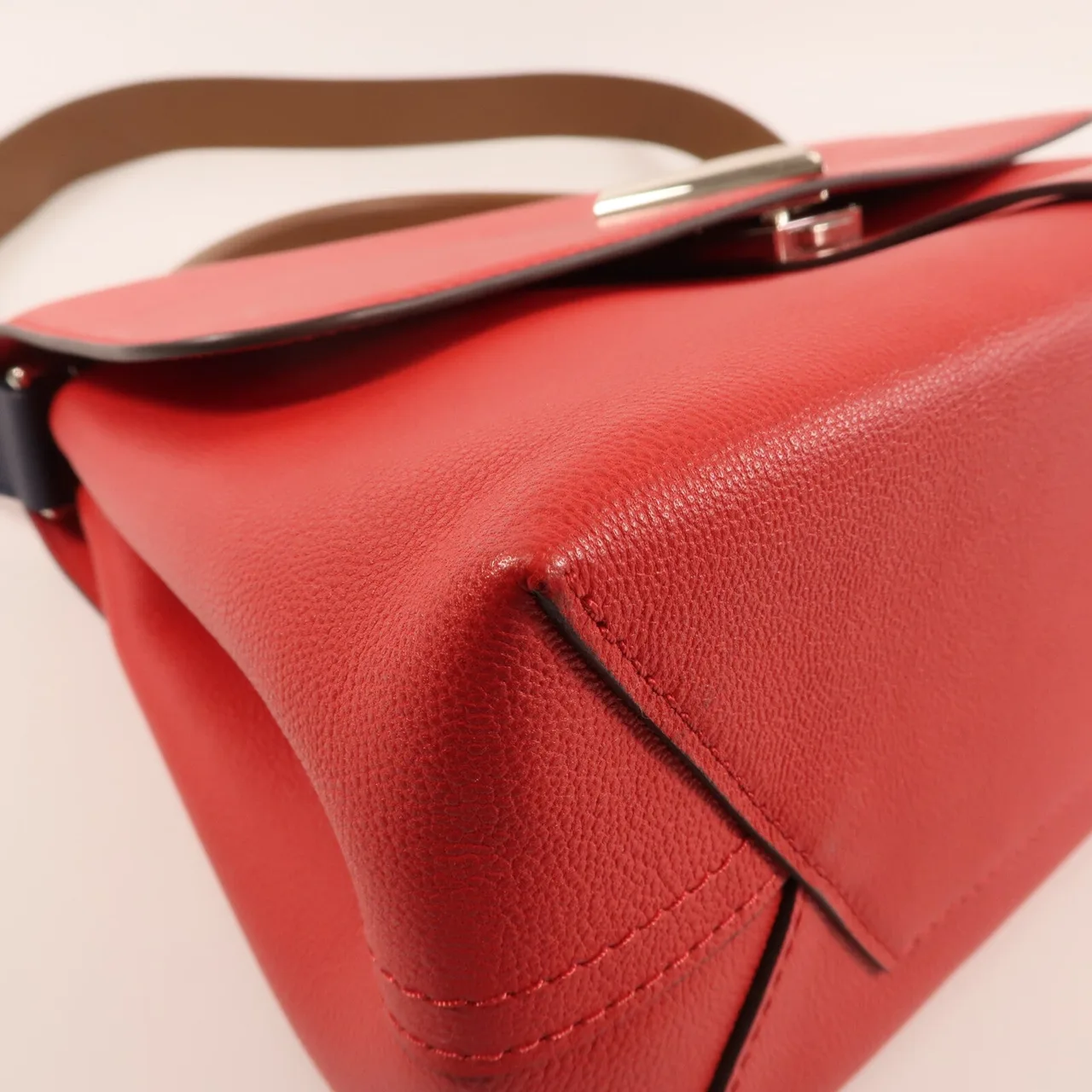 LOUIS VUITTON M42905 2-Way Bag Calfskin 紅色 / RED Calfskin Rank A - Thumbnail 7