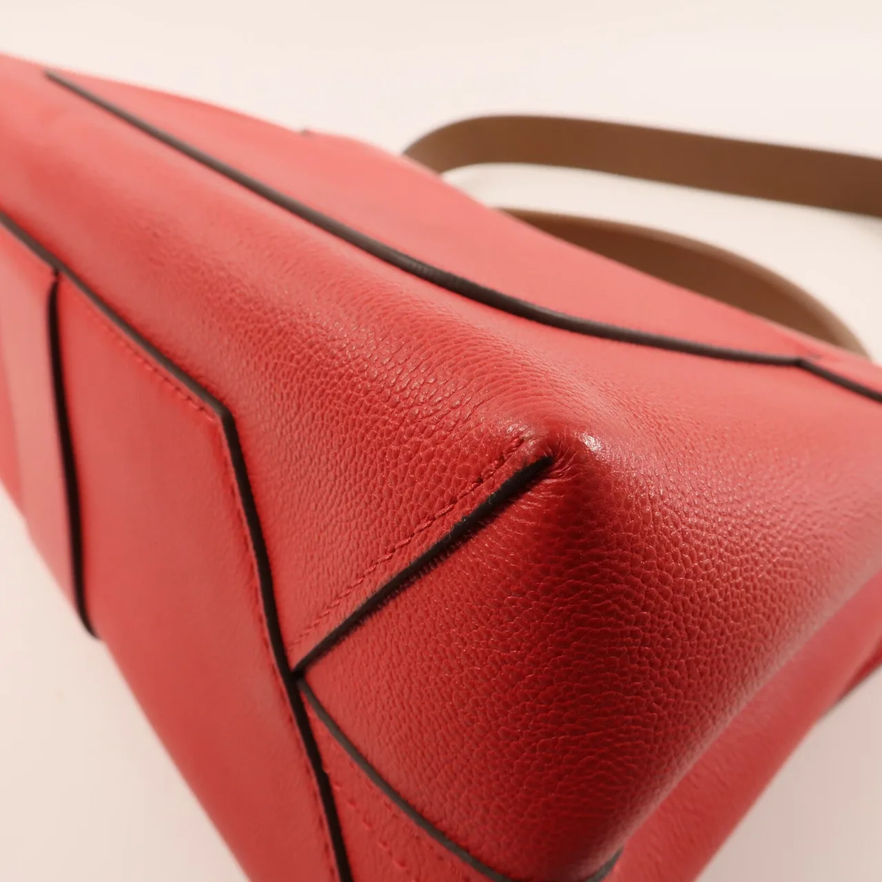 LOUIS VUITTON M42905 2-Way Bag Calfskin 紅色 / RED Calfskin Rank A - Thumbnail 8