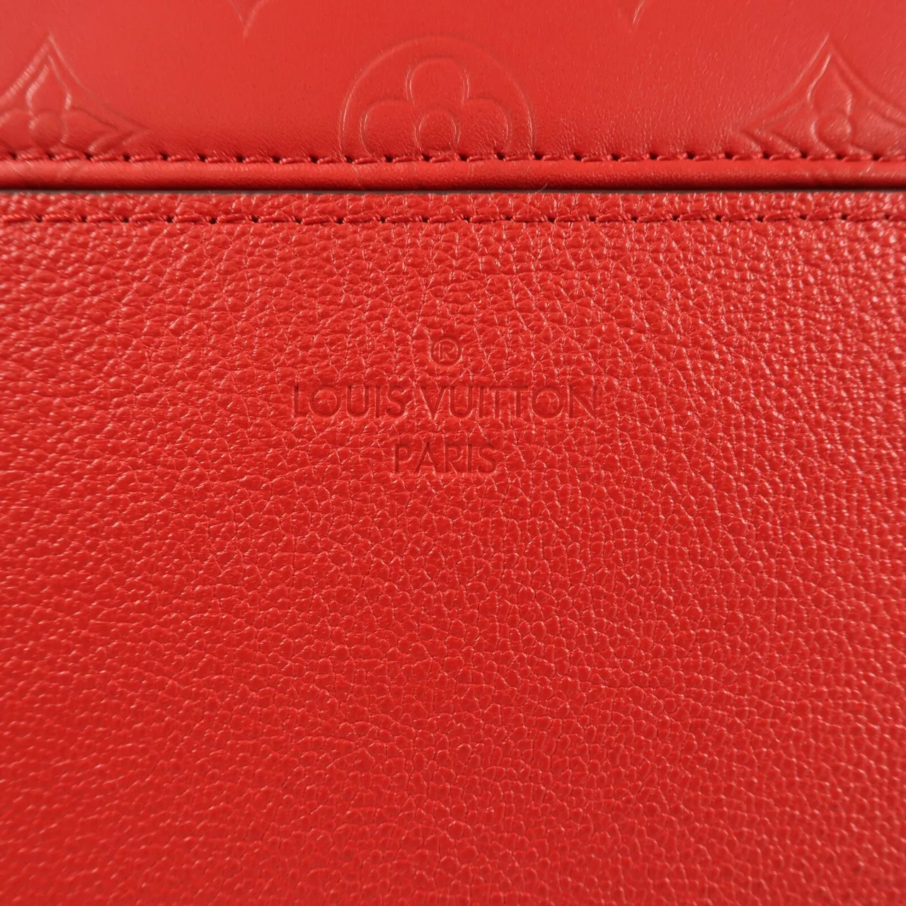 LOUIS VUITTON M42905 2-Way Bag Calfskin 紅色 / RED Calfskin Rank A - Thumbnail 11
