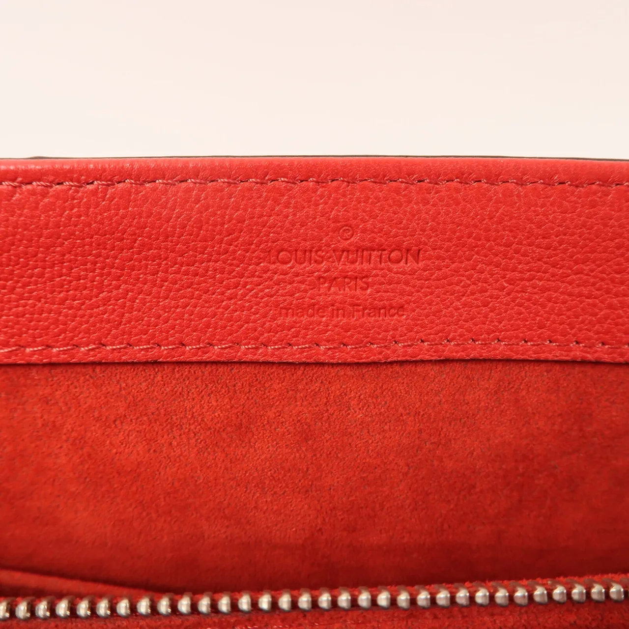 LOUIS VUITTON M42905 2-Way Bag Calfskin 紅色 / RED Calfskin Rank A - Thumbnail 14