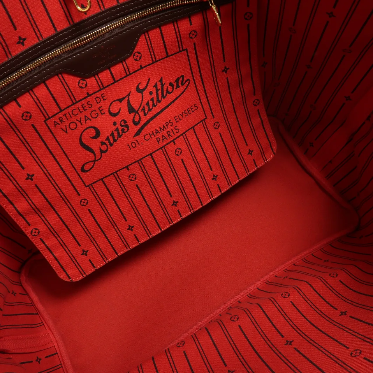 LOUIS VUITTON Neverfull N51106 Tote Bag Coated Canvas 棕色 / Brown Coated Canvas Rank A - Thumbnail 5