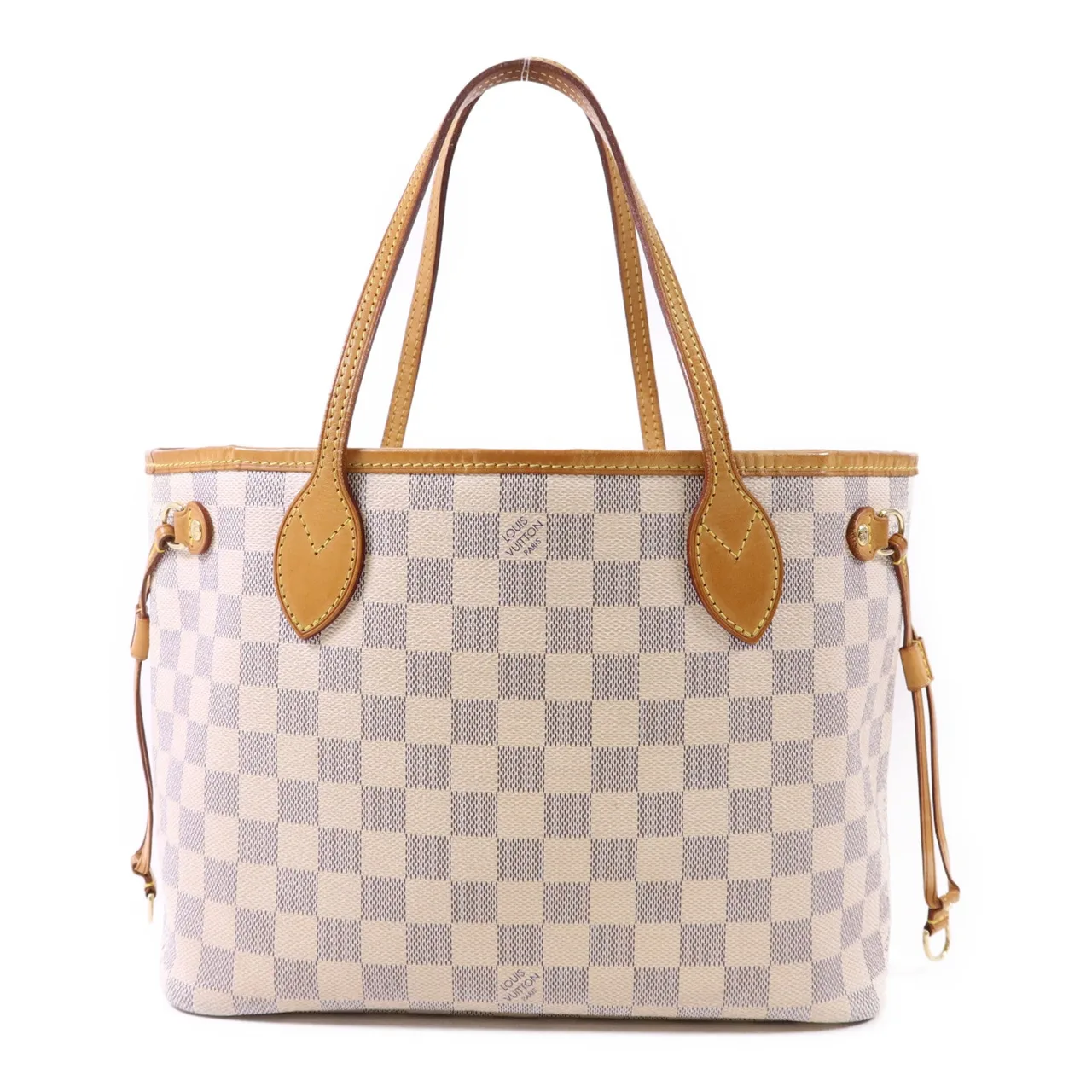 LOUIS VUITTON Neverfull N41362 Tote Bag Coated Canvas 白色 Coated Canvas Rank B - Thumbnail 2
