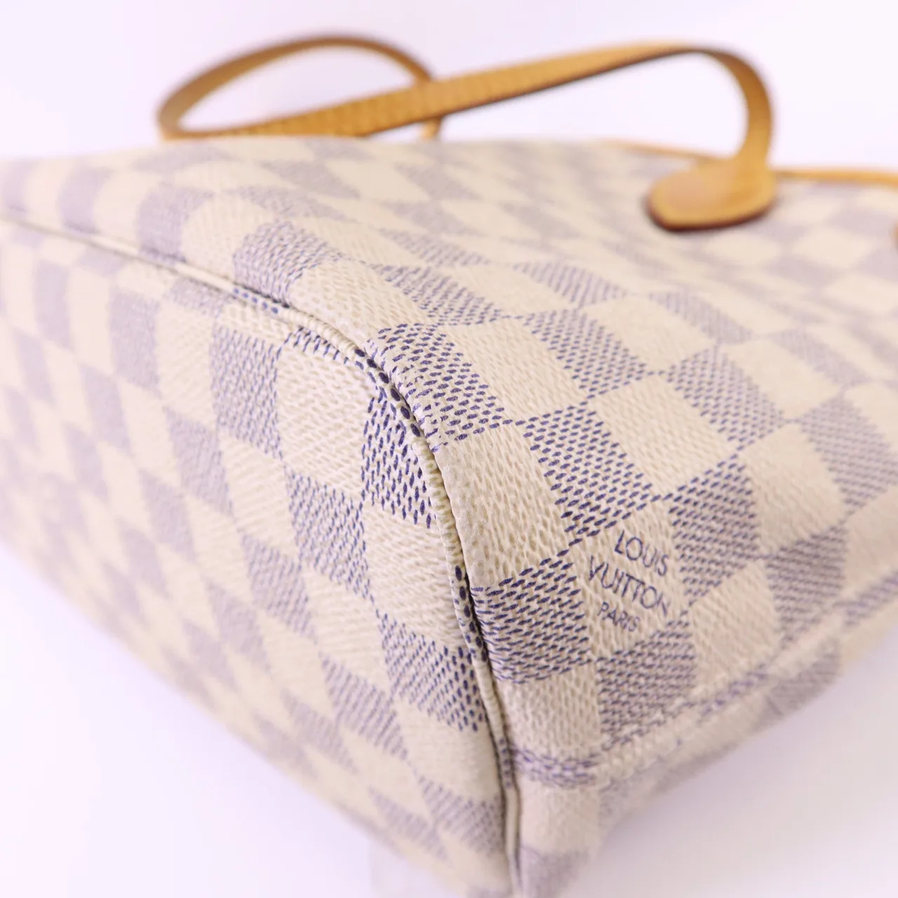 LOUIS VUITTON Neverfull N41362 Tote Bag Coated Canvas 白色 Coated Canvas Rank B - Thumbnail 11